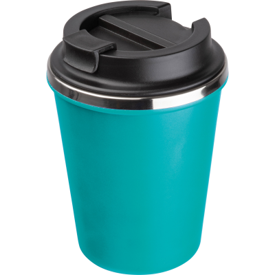 Picture of STAINLESS STEEL METAL DRINK CUP 350ML METODY in Turquoise