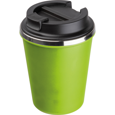 Picture of STAINLESS STEEL METAL DRINK CUP 350ML in Apple Green 