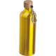 Picture of STAINLESS STEEL METAL DRINK BOTTLE with Carabiner, 750Ml in Yellow 