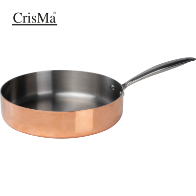 Picture of CRISMA COPPER FRYING PAN with High Rim in Copper 