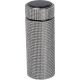 Picture of SMALL STAINLESS STEEL METAL DRINK BOTTLE with Rhinestone Trim in Silvergrey 