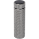 Picture of LARGE STAINLESS STEEL METAL DRINK BOTTLE with Rhinestone Trim in Silvergrey 