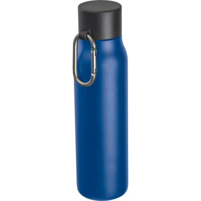Picture of DRINK BOTTLE with Carabiner, 600Ml in Blue 