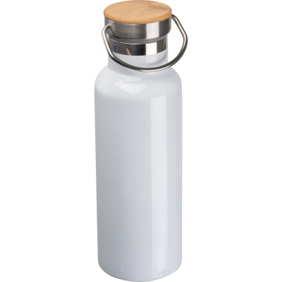 Picture of SUBLIMATION VACUUM FLASK MADE OF STAINLESS STEEL METAL, 500ML in White .