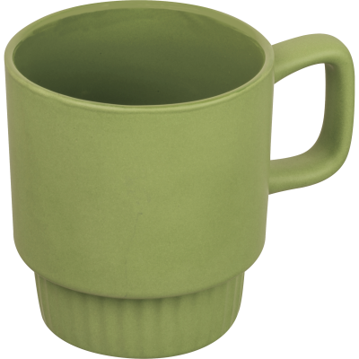Picture of MATTE CERAMIC POTTERY MUG, 300 ML AURELIA in Apple Green