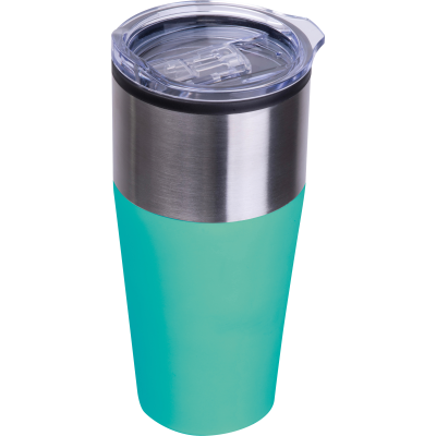 Picture of DOUBLE WALLED DRINK CUP, 600 ML JORDAN in Turquoise