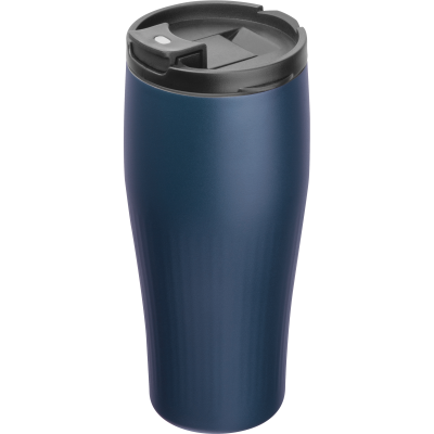 Picture of VACUUM STAINLESS STEEL METAL DRINK CUP TOMMASO in Darkblue