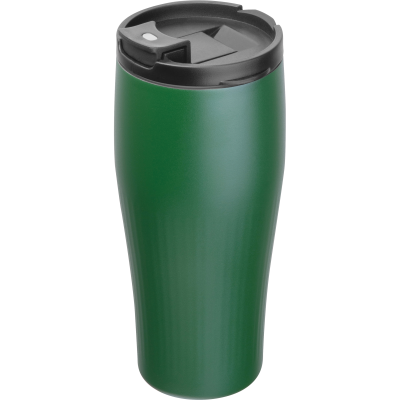 Picture of VACUUM STAINLESS STEEL METAL DRINK CUP TOMMASO in Dark Green