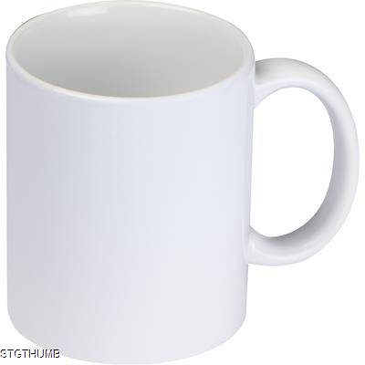 Picture of CERAMIC POTTERY COFFEE MUG in White