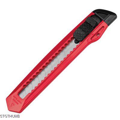 Picture of CUTTER KNIFE with Removable Blade in Red.