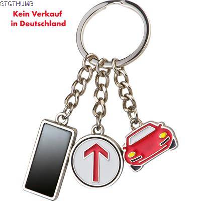 Picture of METAL KEYRING with 3 Charms