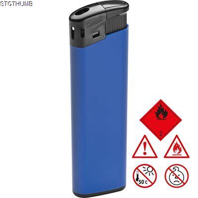 Picture of ELECTRONIC PLASTIC LIGHTER in Blue.