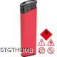 Picture of ELECTRONIC PLASTIC LIGHTER in Red