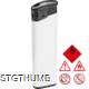 Picture of ELECTRONIC PLASTIC LIGHTER in White