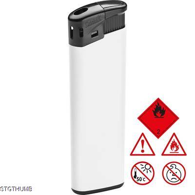 Picture of ELECTRONIC PLASTIC LIGHTER in White.