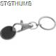 Picture of KEYRING with Shopping Coin in Black