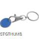 Picture of KEYRING with Shopping Coin in Blue