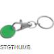 Picture of KEYRING with Shopping Coin in Green