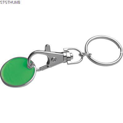 Picture of KEYRING with Shopping Coin in Green