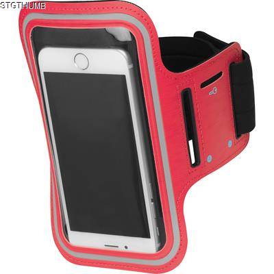 Picture of SMARTPHONE ARM HOLDER in Red.
