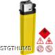 Picture of DISPOSABLE POCKET LIGHTER in Yellow