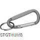 Picture of SNAP HOOK KEYRING in Silvergrey