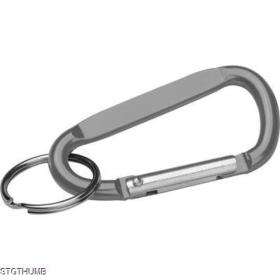 Picture of SNAP HOOK KEYRING in Silvergrey.