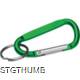 Picture of SNAP HOOK KEYRING in Green