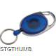 Picture of RETRACTABLE KEYRING with Carabiner in Blue
