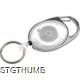 Picture of RETRACTABLE KEYRING with Carabiner in White
