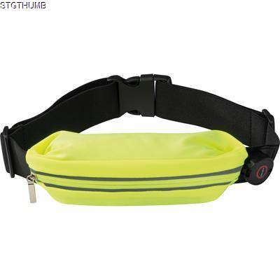 Picture of JOGGING SAFETY POUCH in Yellow.