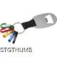 Picture of KEYRING CHAIN with Bottle Opener & 5 Mini Snap Hooks in Multicolored