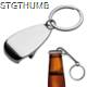 Picture of DELUXE BOTTLE OPENER METAL KEYRING in Silver