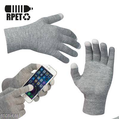 Picture of RPET GLOVES in Silvergrey