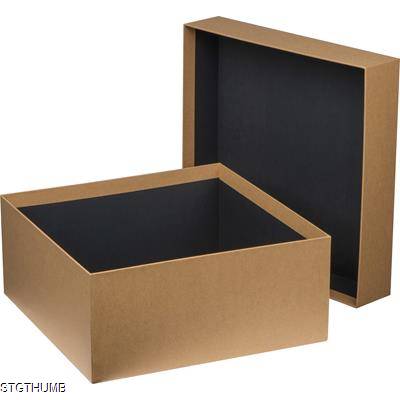 Picture of LARGE CARDBOARD CARD GIFT BOX in Beige