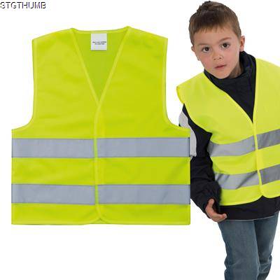 Picture of CHILDRENS SAFETY JACKET with Reflecting Stripe.