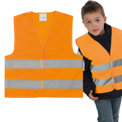 Picture of CHILDRENS SAFETY JACKET EN 17353:2020 in Orange.