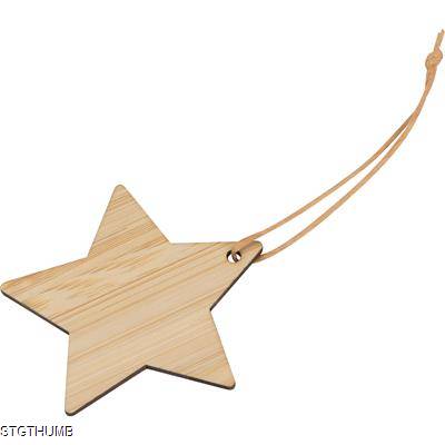 Picture of BAMBOO STAR PENDANT in Beige.