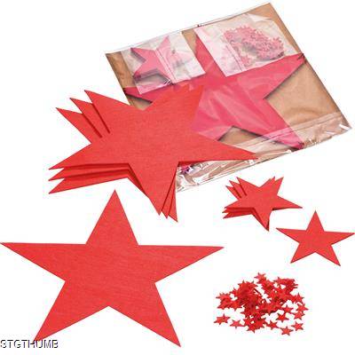 Picture of STAR TABLE DECORATION SET