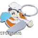 Picture of MANIKIN KEYRING in Orange