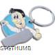 Picture of MANIKIN KEYRING in Light Blue