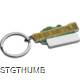 Picture of YOU ARE BEAUTIFUL KEYRING in Green
