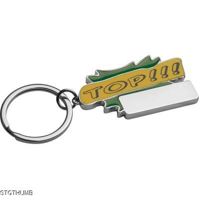 Picture of TOP KEYRING in Green.