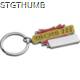 Picture of WOW KEYRING in Red
