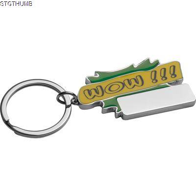 Picture of WOW KEYRING in Green.