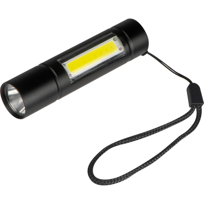 Picture of RECHARGEABLE BATTERY TORCH in Black