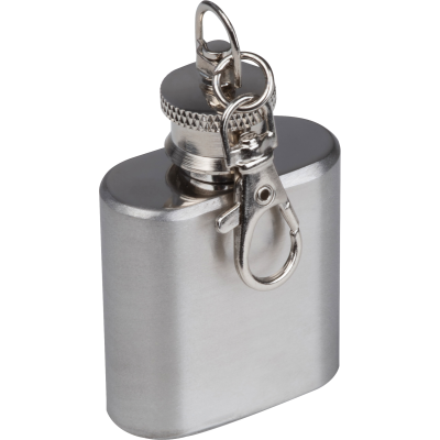Picture of MINI FLASK in a Shape of a Keyring in Silvergrey 