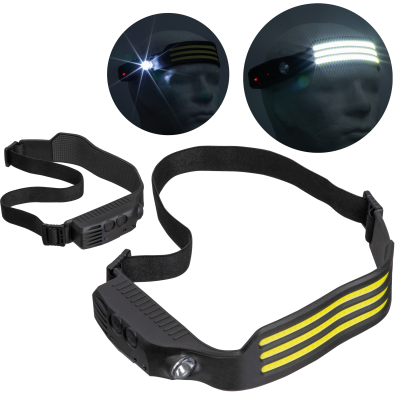 Picture of HEADLAMP with Cob Lights in Black 