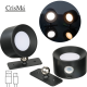 Picture of CRISMA RECHARGEABLE WALL LAMPS SET OF 2 in Black 