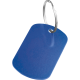 Picture of KEYRING METAL PLATE in Blue 